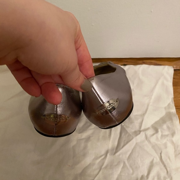 Jimmy Choo silver flats - Picture 5 of 8